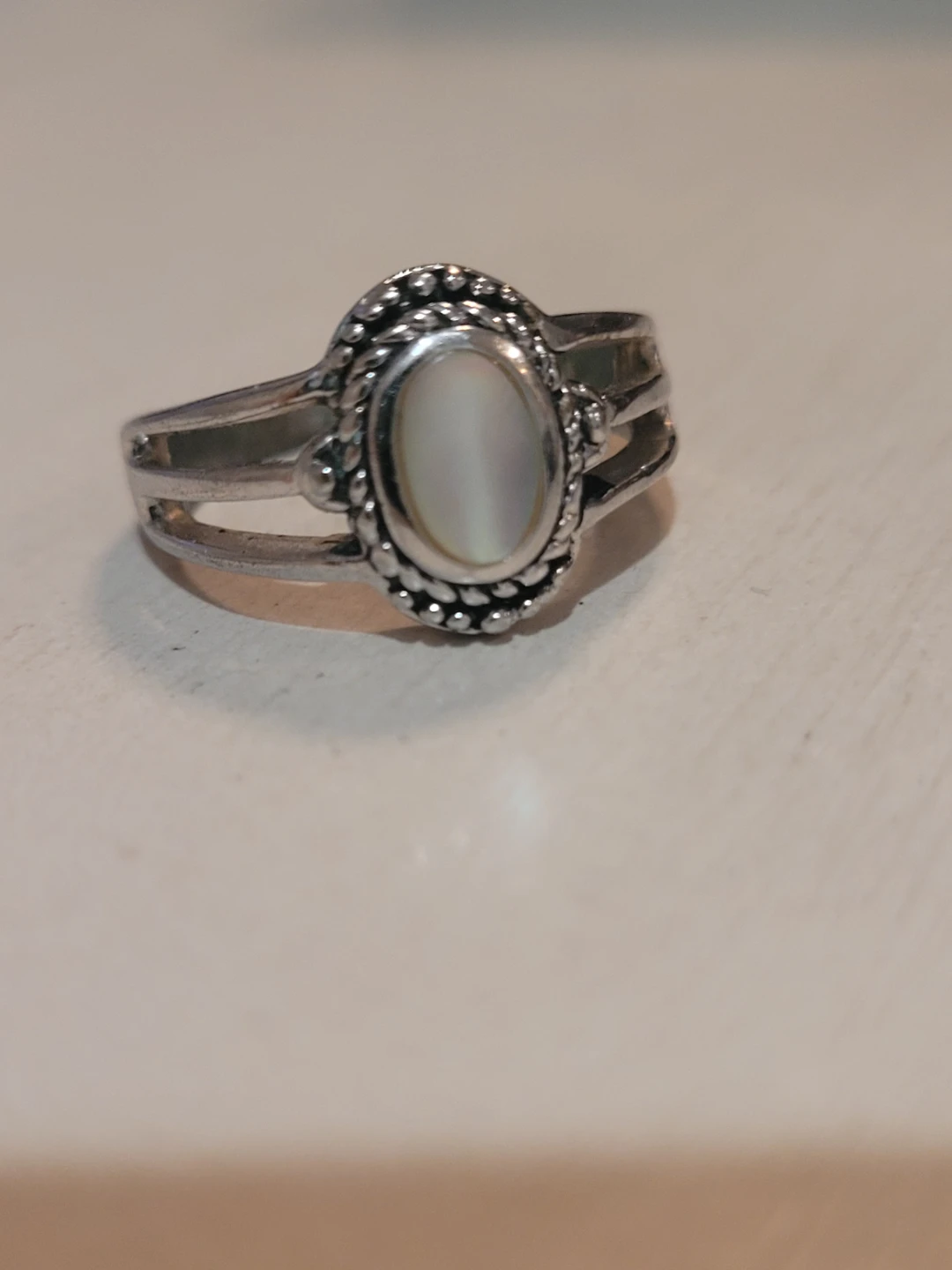 EDCO Mother of Pearl Ring (Lowest Price I'm Going)