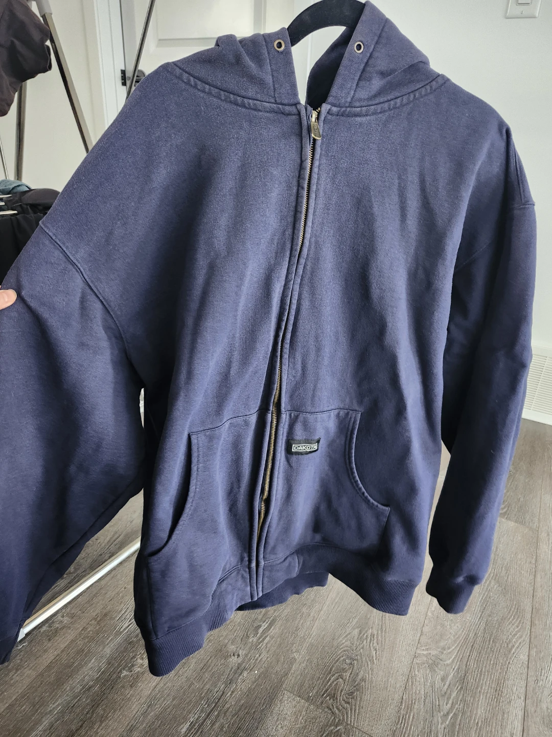 Dakota Men's Navy Full Zip Hoodie Jacket - photo 5