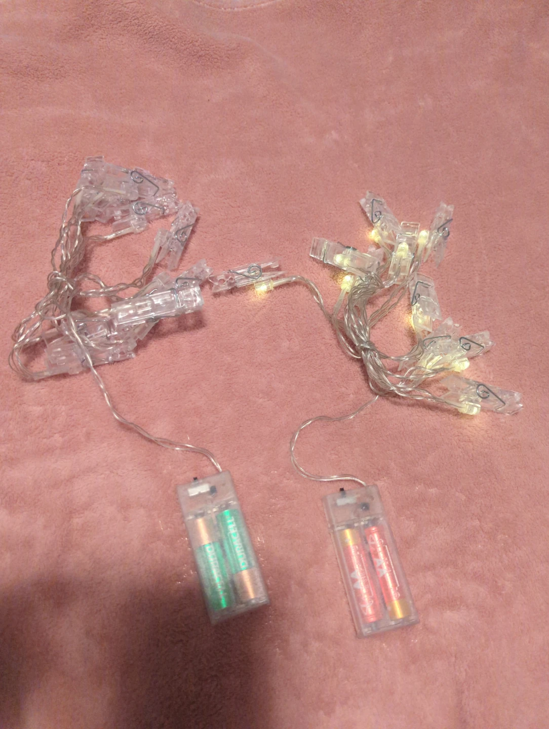 Battery Operated Photo Clip String Lights