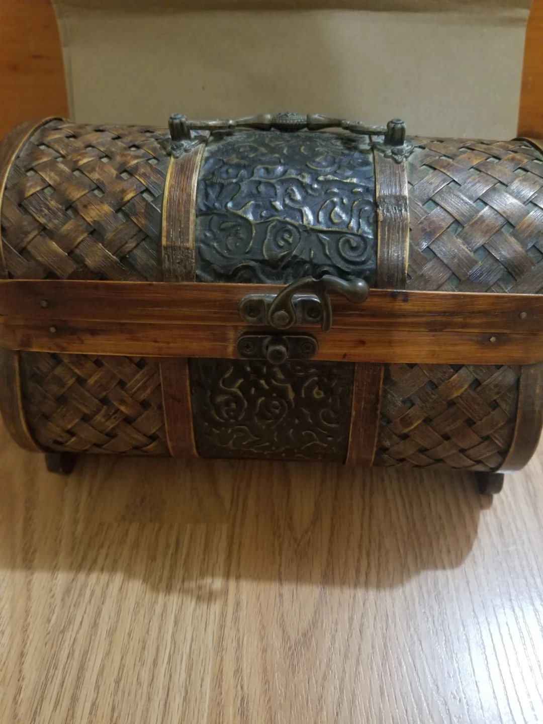 Decorative Wooden Chest Trinket Box