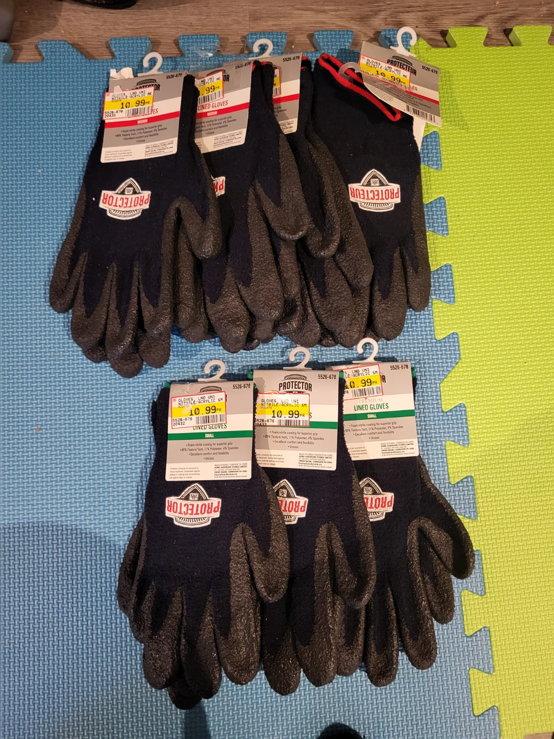 Protector Lined Nitrile Work Gloves