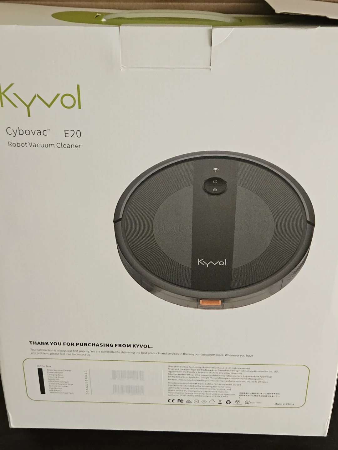 Kyvol Cylovac E20 Robot Vacuum Cleaner - photo 3