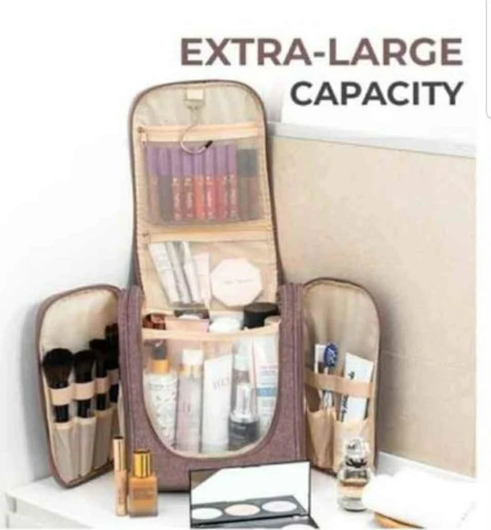 BOACAY Extra Large Hanging Travel Toiletry Bag for Women &