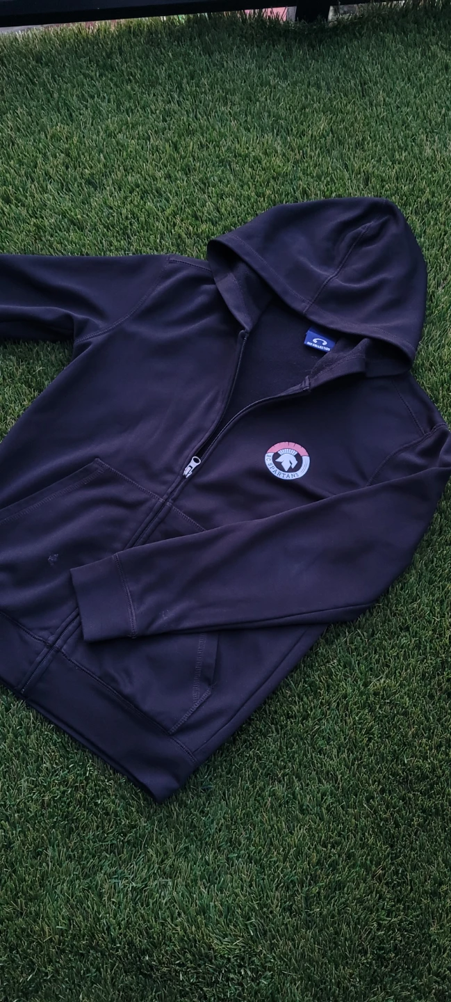 Black Zip-Up Hoodie