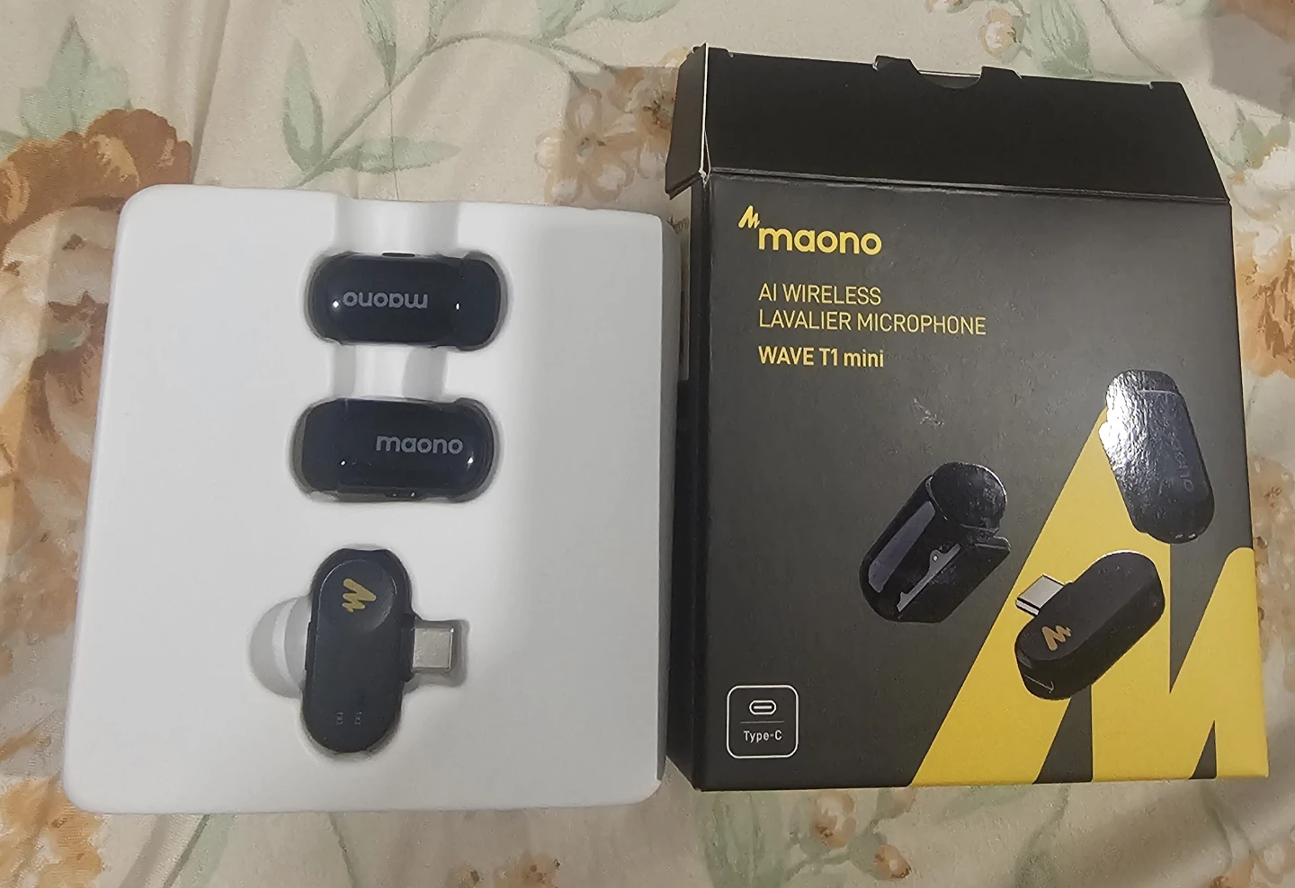 Maono AI Wireless Lavalier Microphone Wave T1 Mini