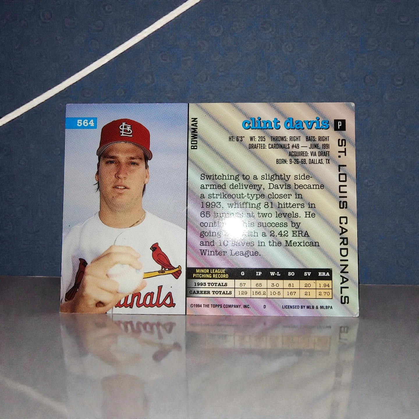 1990 Score Baseball Cards: Gary Gaetti & Clint Davis - photo 5