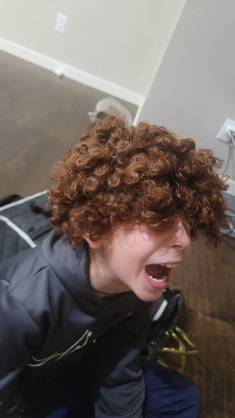Brown Curly Wig (New) - photo 4