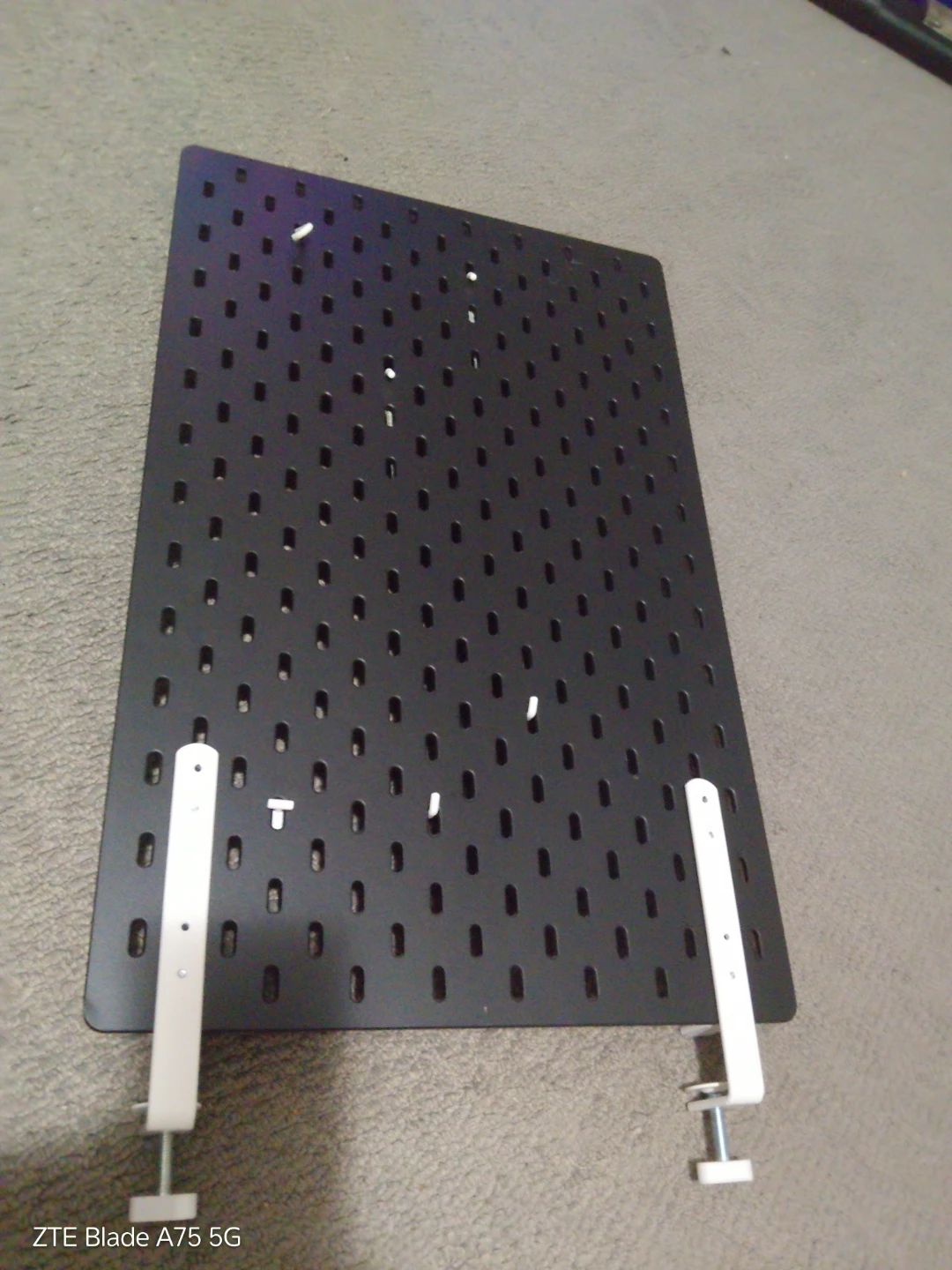 Black Pegboard with Clamps - photo 2