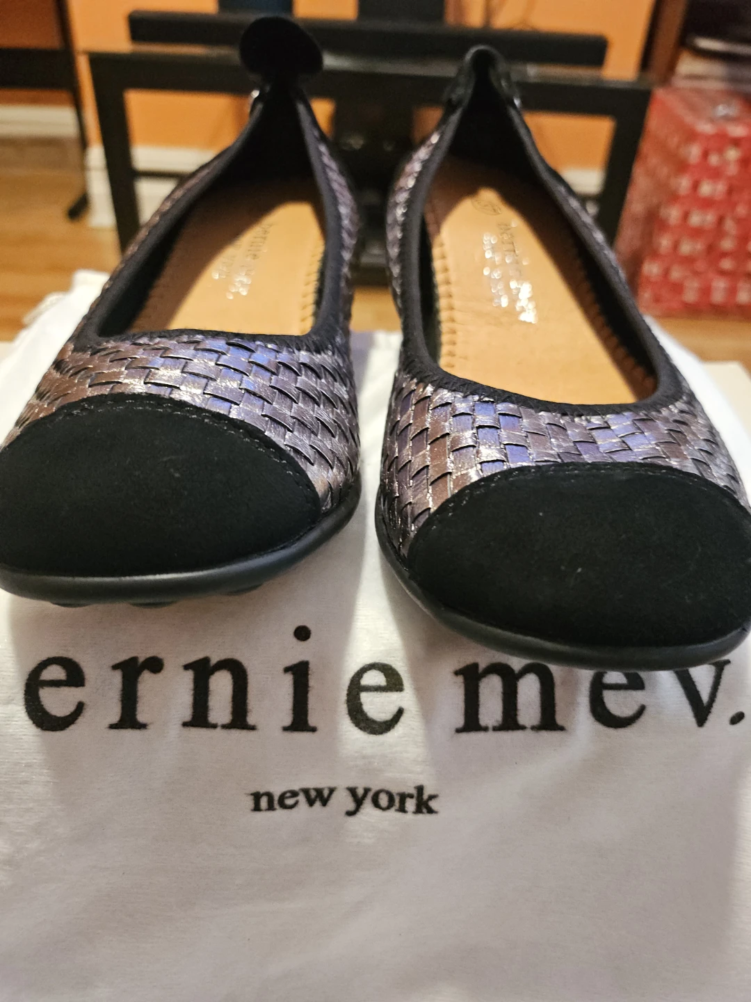 Bernie Mev. New York Woven Ballet Flats