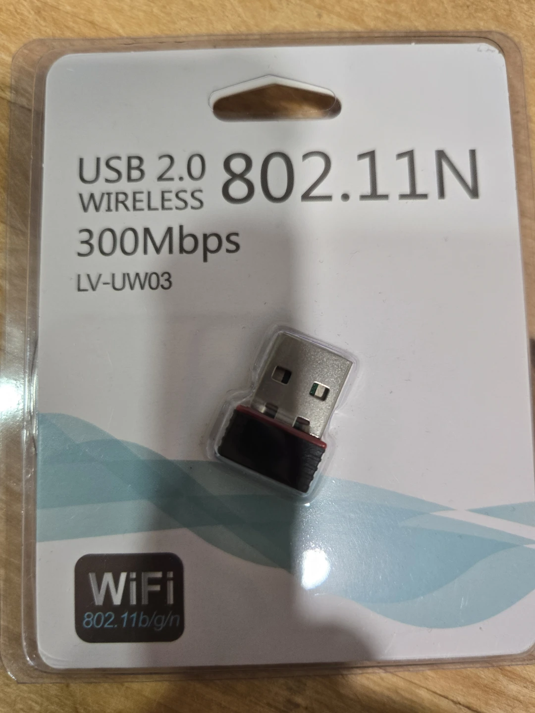 USB 2.0 Wireless N 300Mbps WiFi Adapter LV-UW03