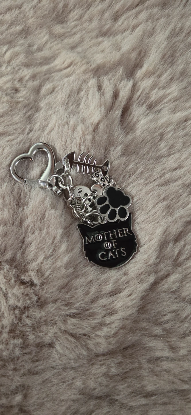 Mother of Cats Keychain