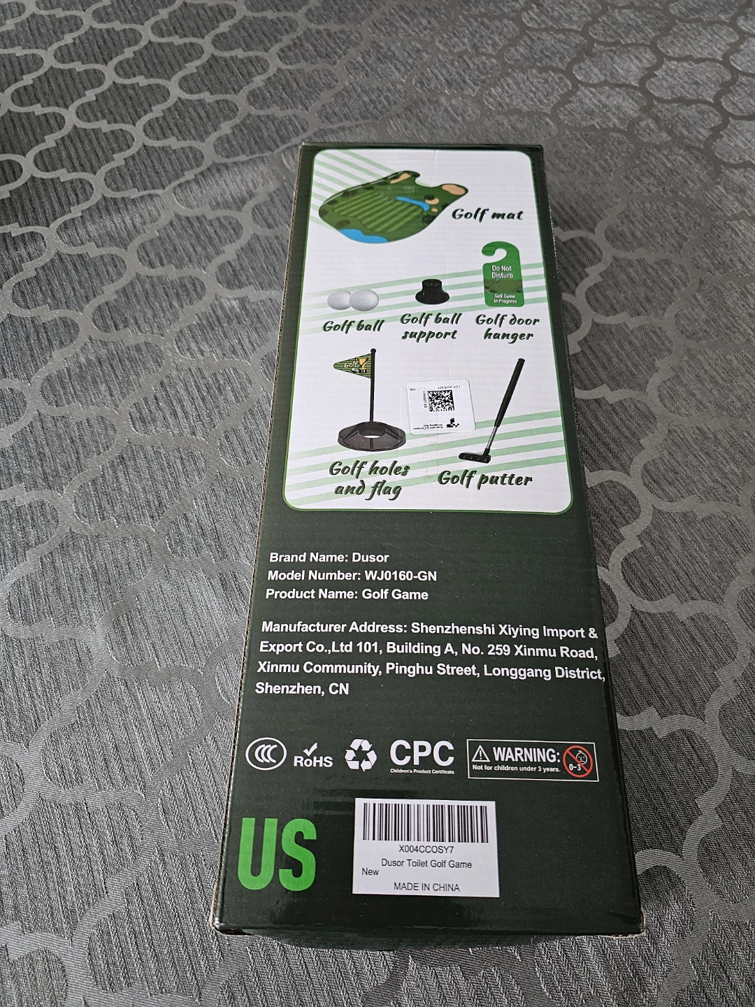 DUSOR Toilet Golf Game Set - photo 2