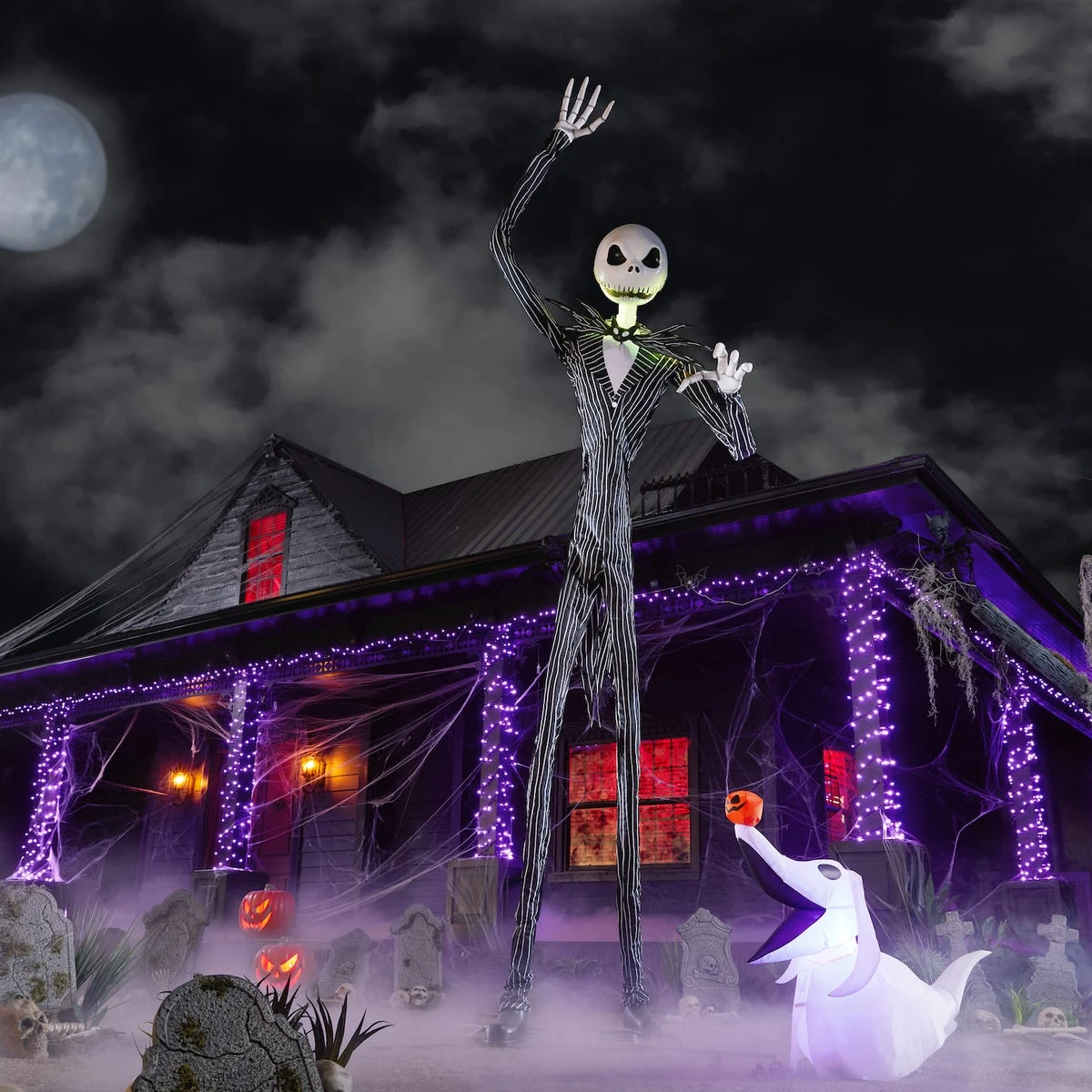 13 ft. Jack Skellington Halloween Inflatable - photo 3