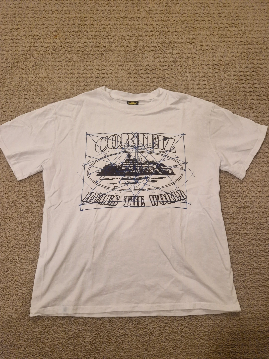 CORTEIZ "Rules The World" T-Shirt Size Medium