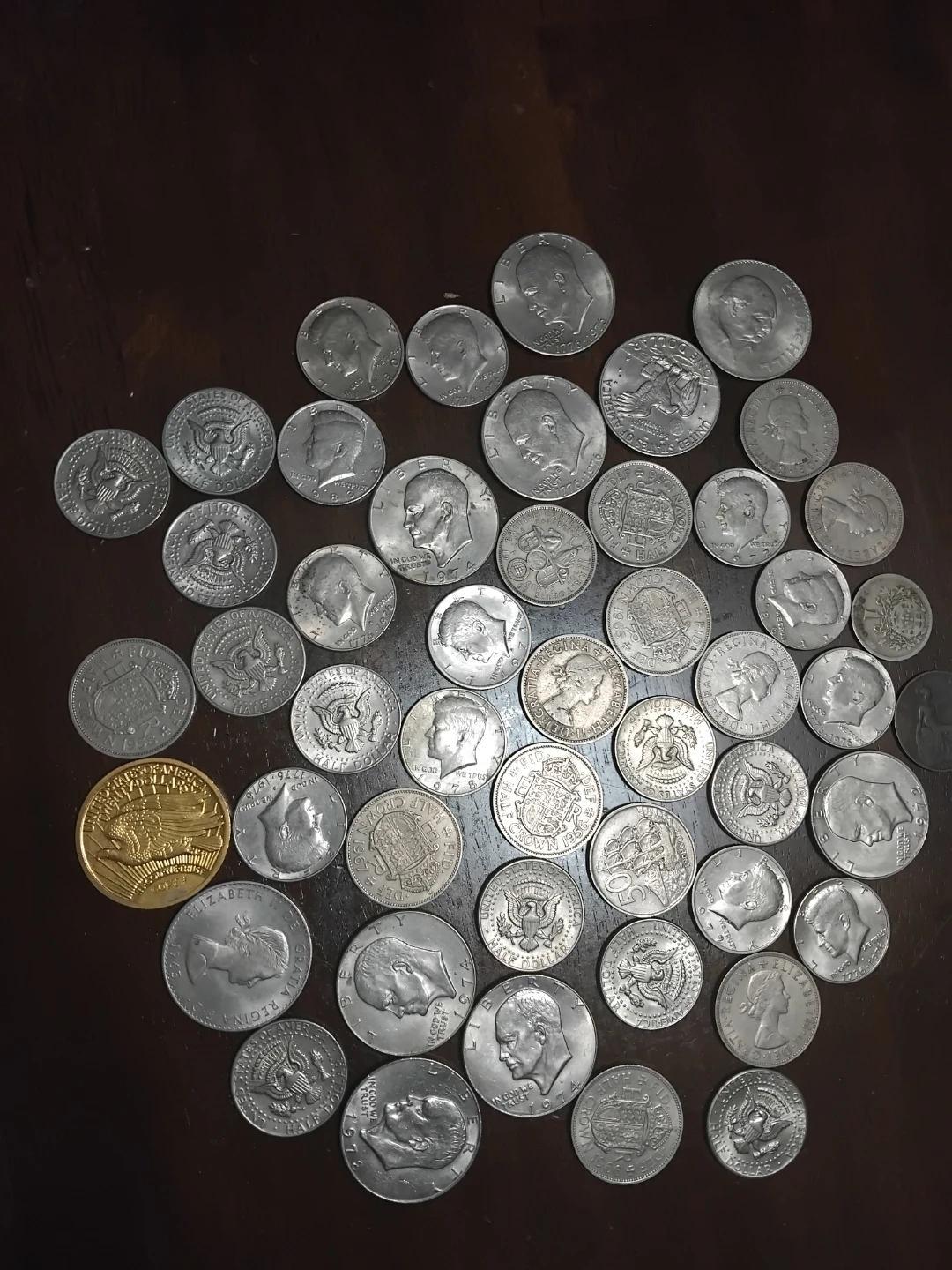 Vintage coins 49 pieces