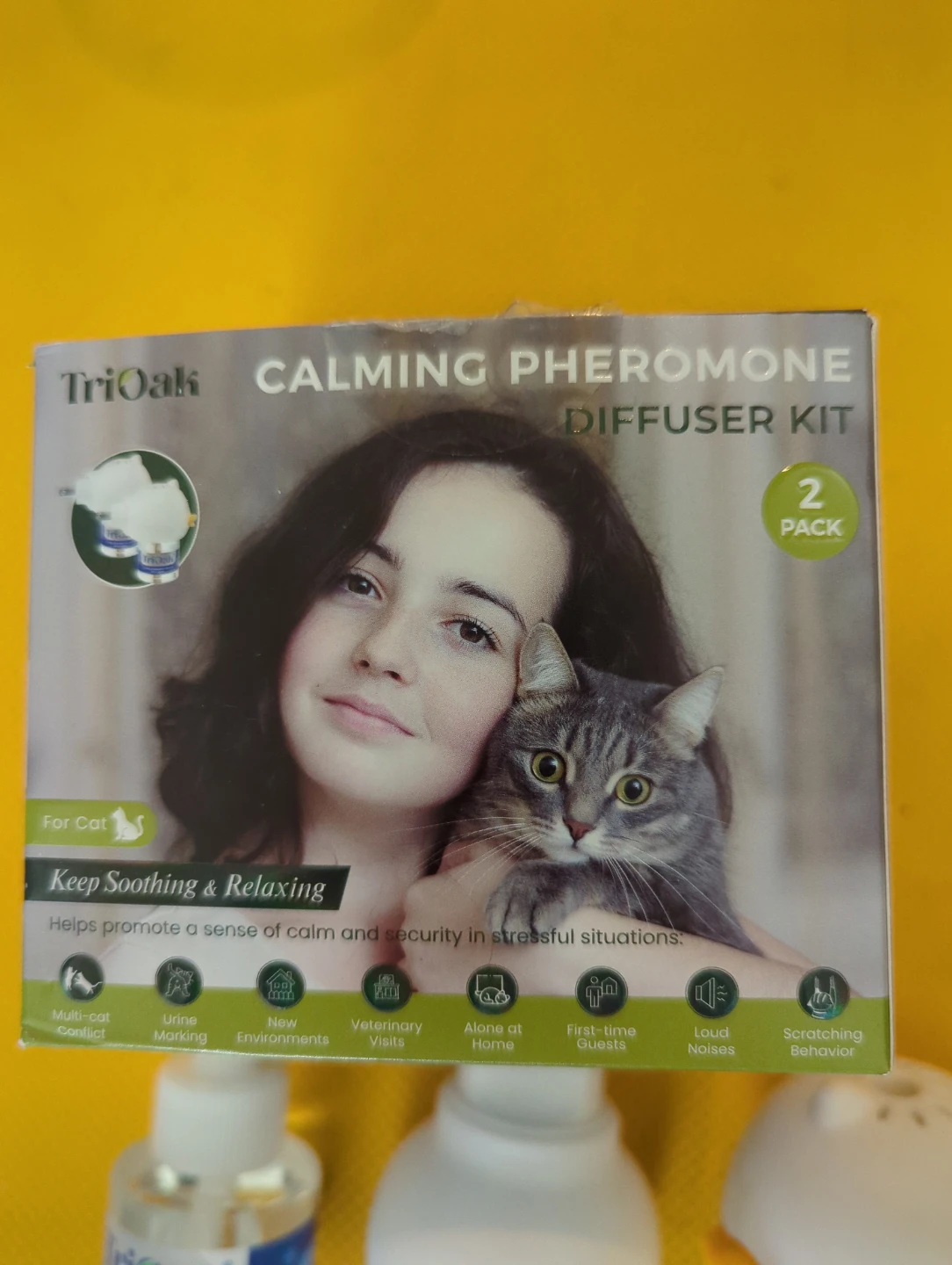 TriOak Calming Pheromone Diffuser Kit - 1 diffuser pack left - photo 2