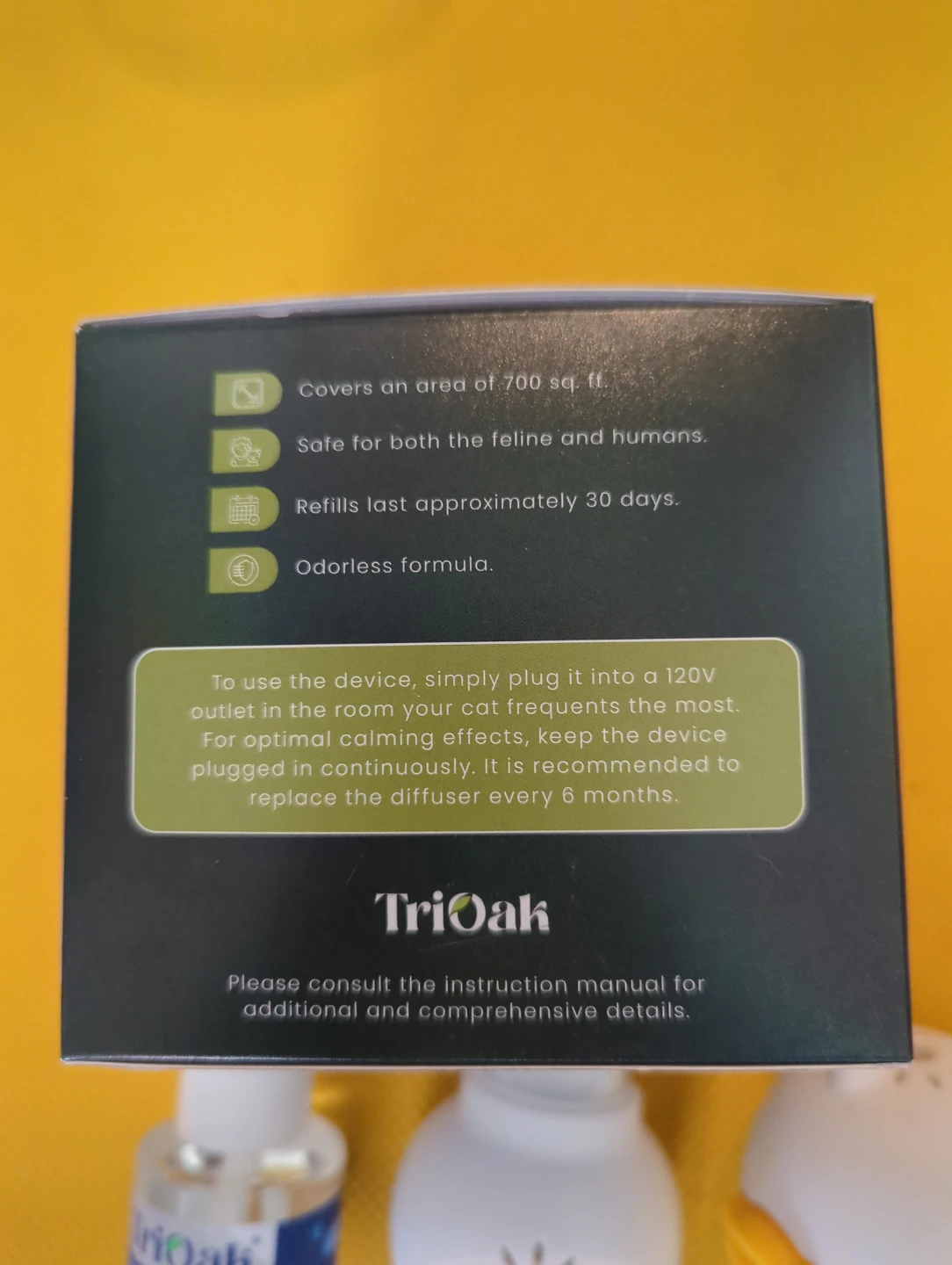 TriOak Calming Pheromone Diffuser Kit - 1 diffuser pack left - photo 3