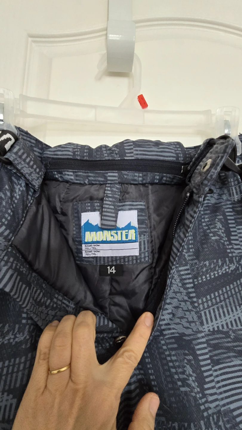 Monster Snow Pants with Suspenders - Size 14 - photo 3