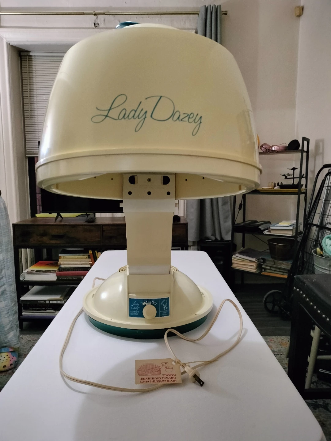 Lady Dazey Vintage Hooded Hair Dryer