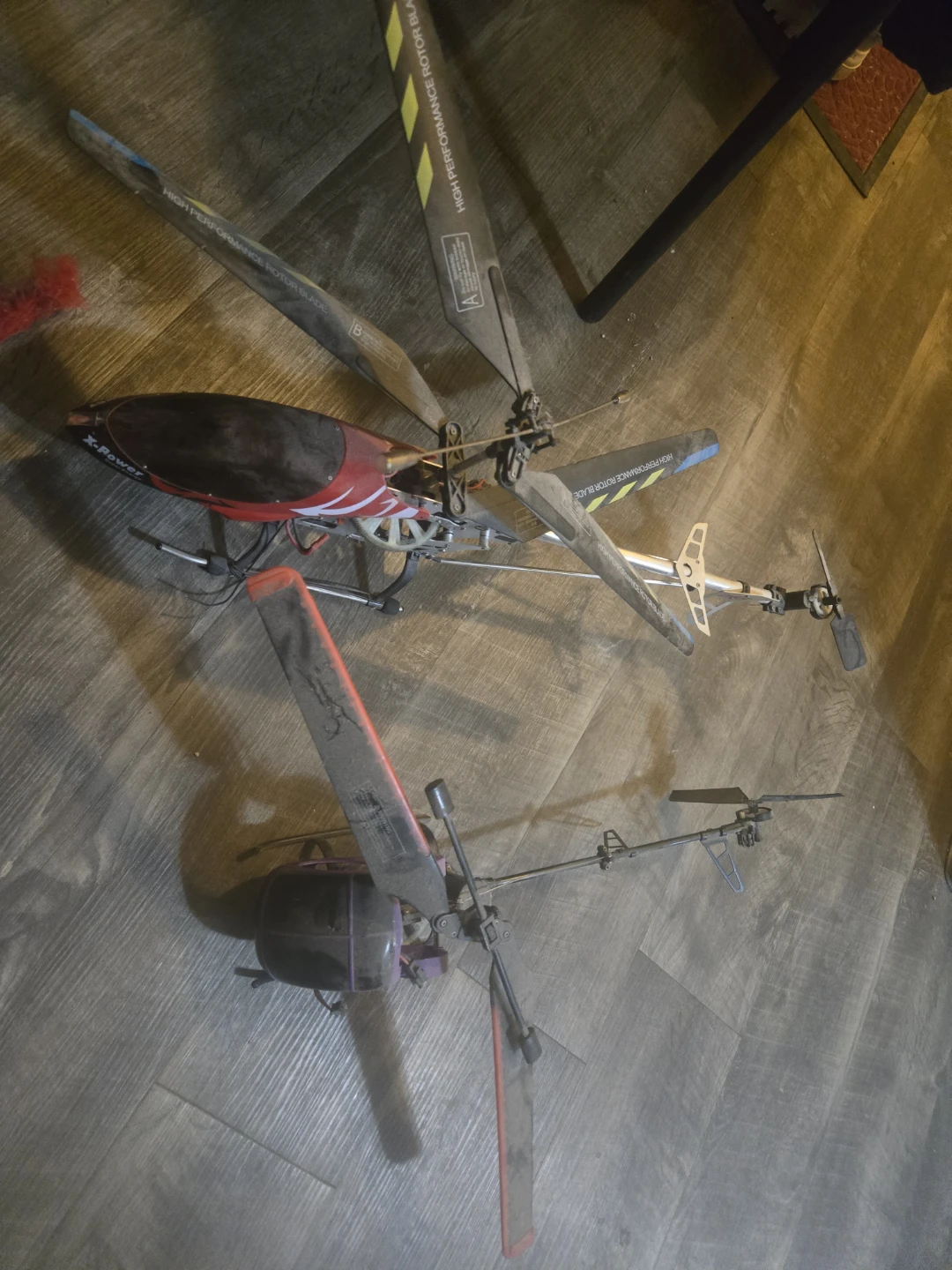X-Power RC Helicopters. Both included