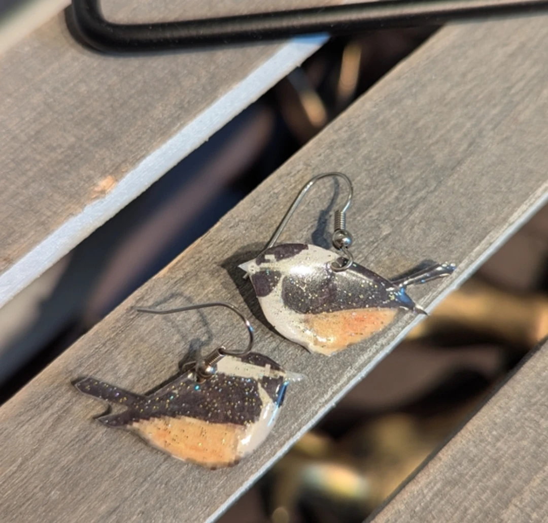 Handmade Bird Earrings