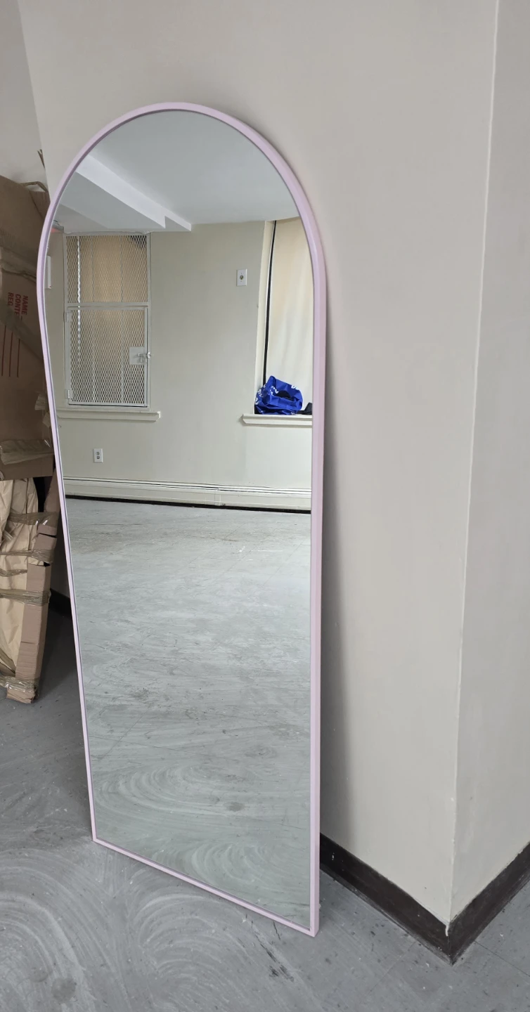 IKEA Arch Mirror with Pink Frame - photo 2