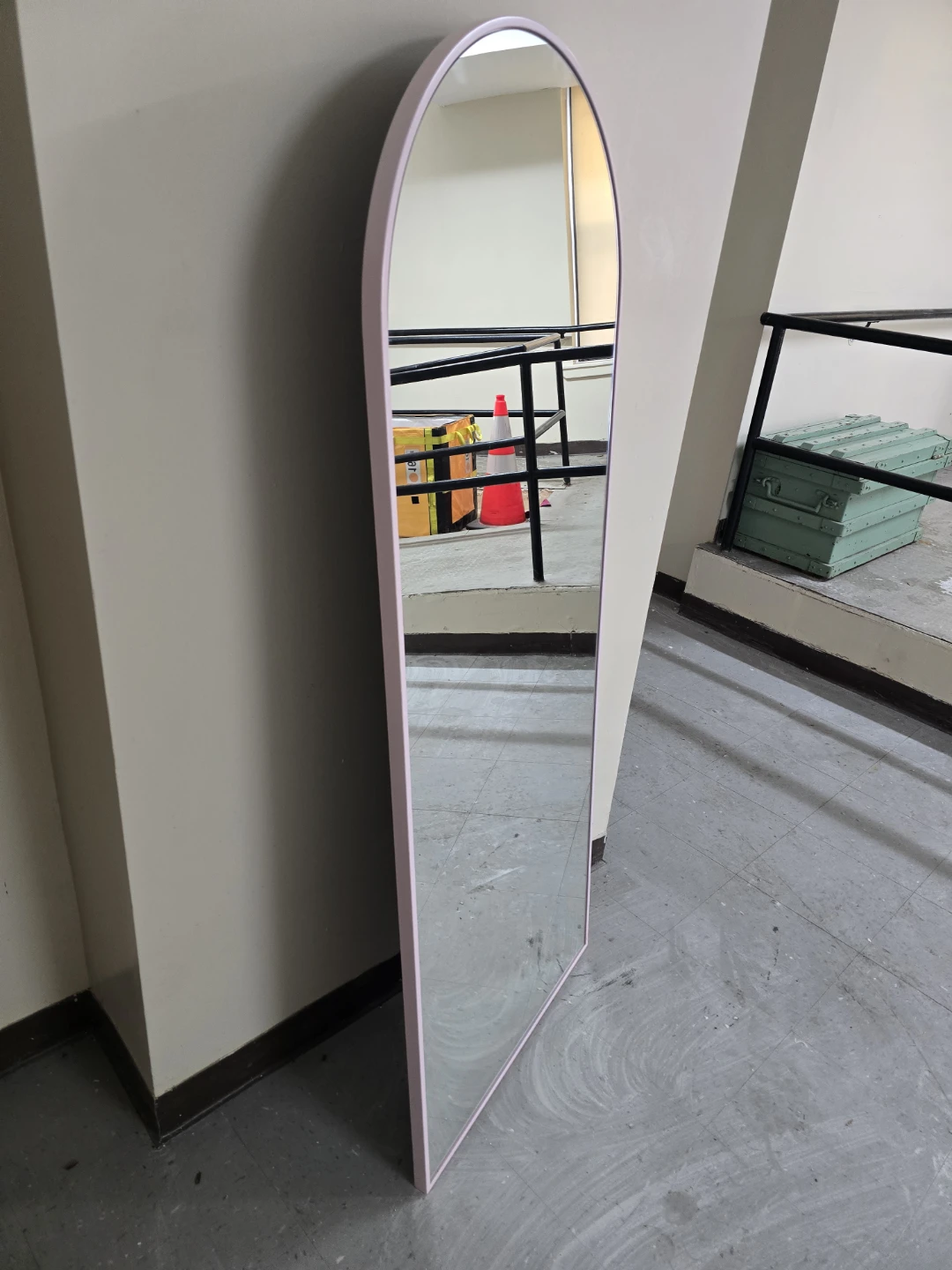 IKEA Arch Mirror with Pink Frame - photo 3