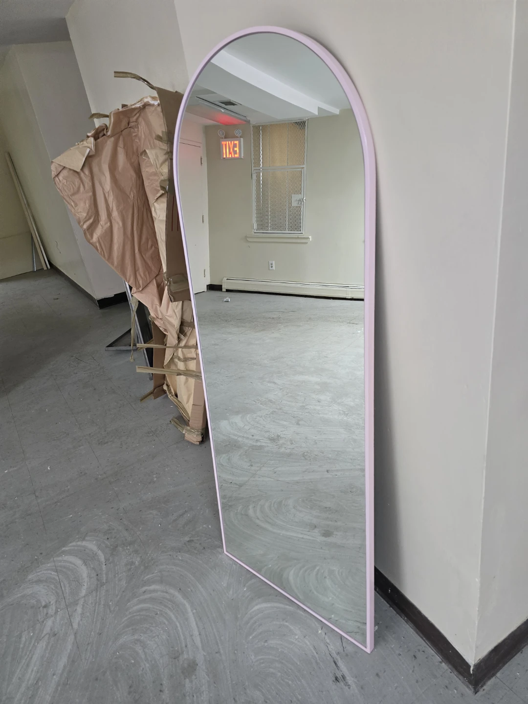IKEA Arch Mirror with Pink Frame - photo 4