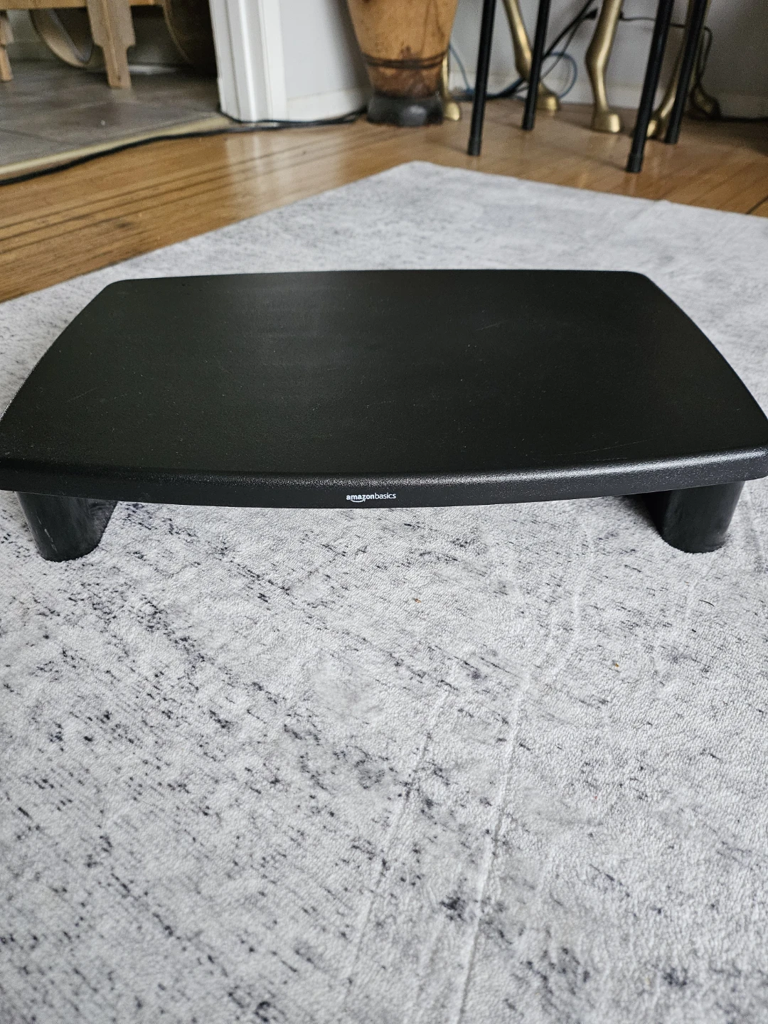 2 Amazon Basics Monitor Stands