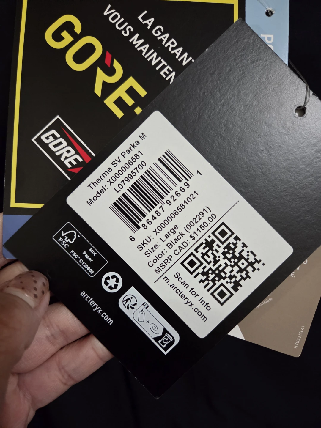 Arc'teryx Therme SV Parka M Black GORE-TEX - photo 3