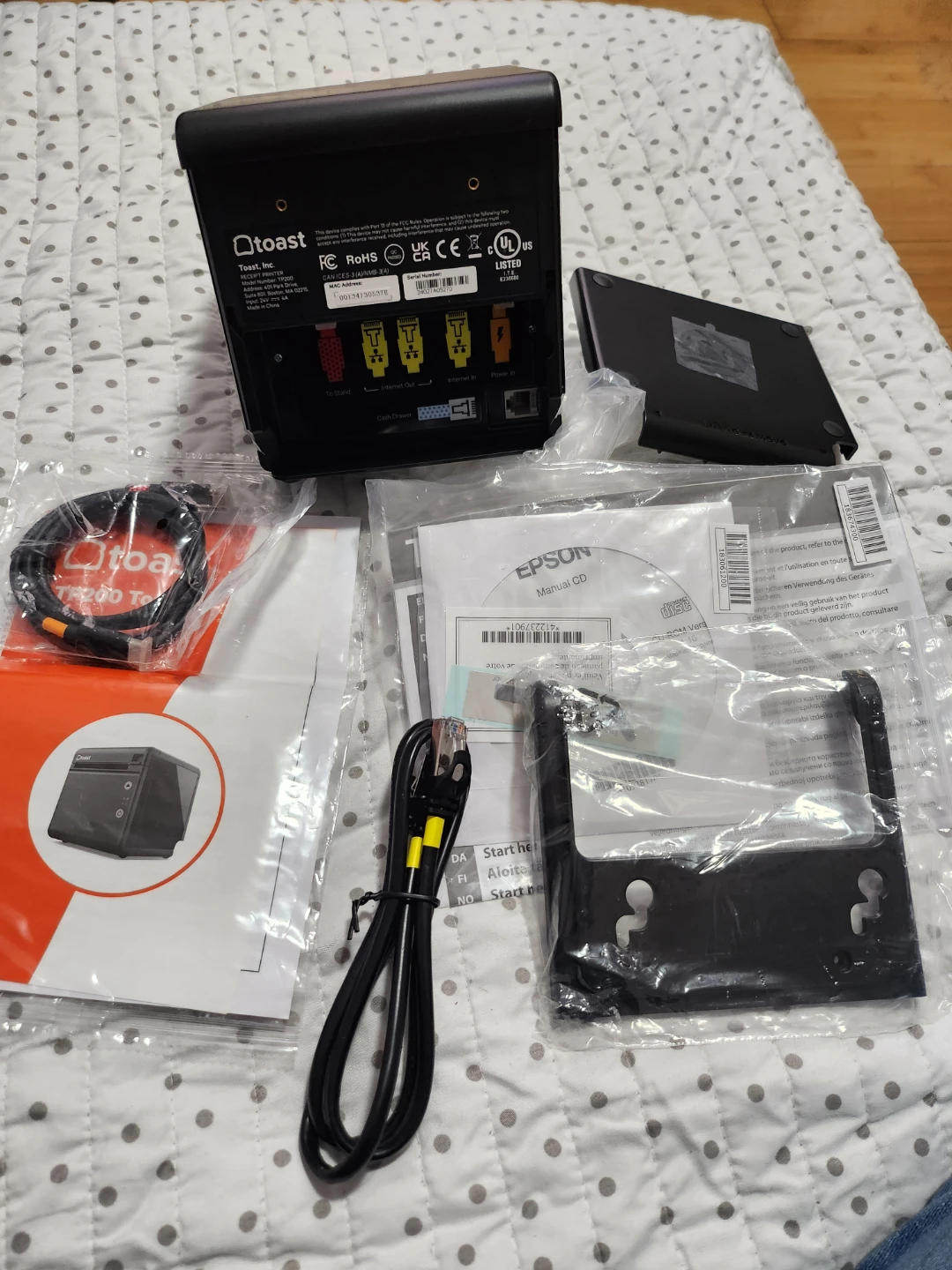 Toast TP200 Receipt Printer - photo 3