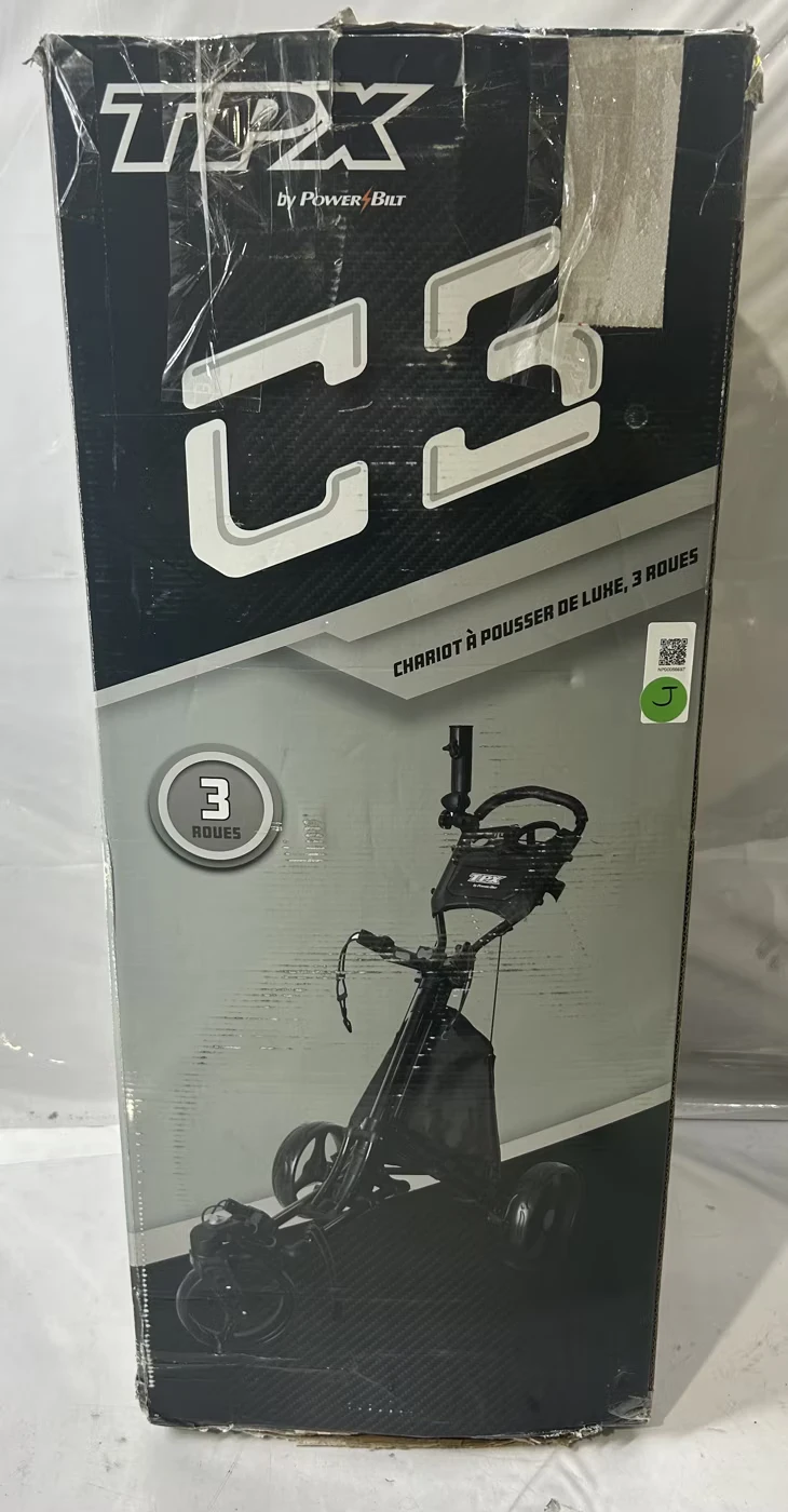 TPX by PowerBilt C3 3-Wheel Golf Push Cart - photo 2