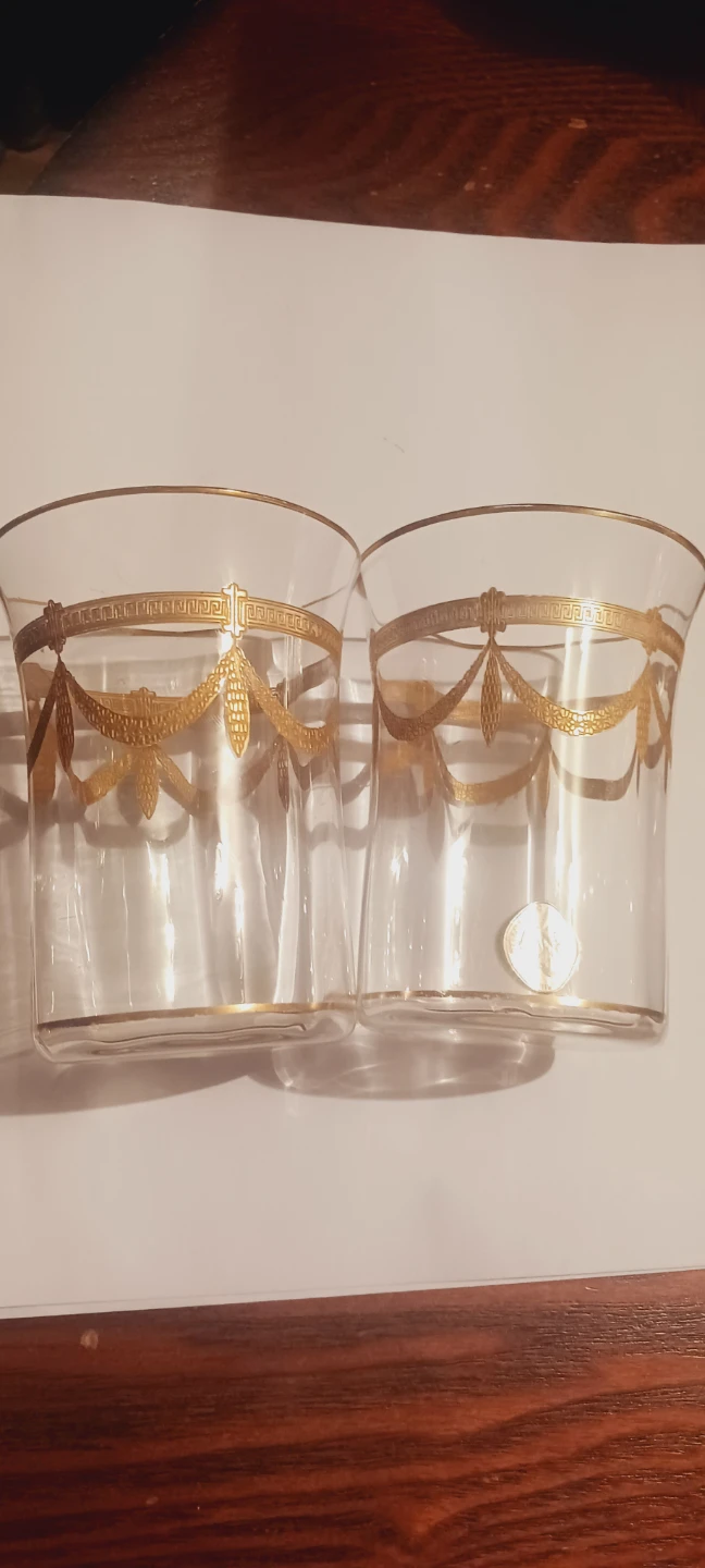 MOSER LOBMEYR  BOHEMIAN 24KARAT GOLD GLASSES - photo 3