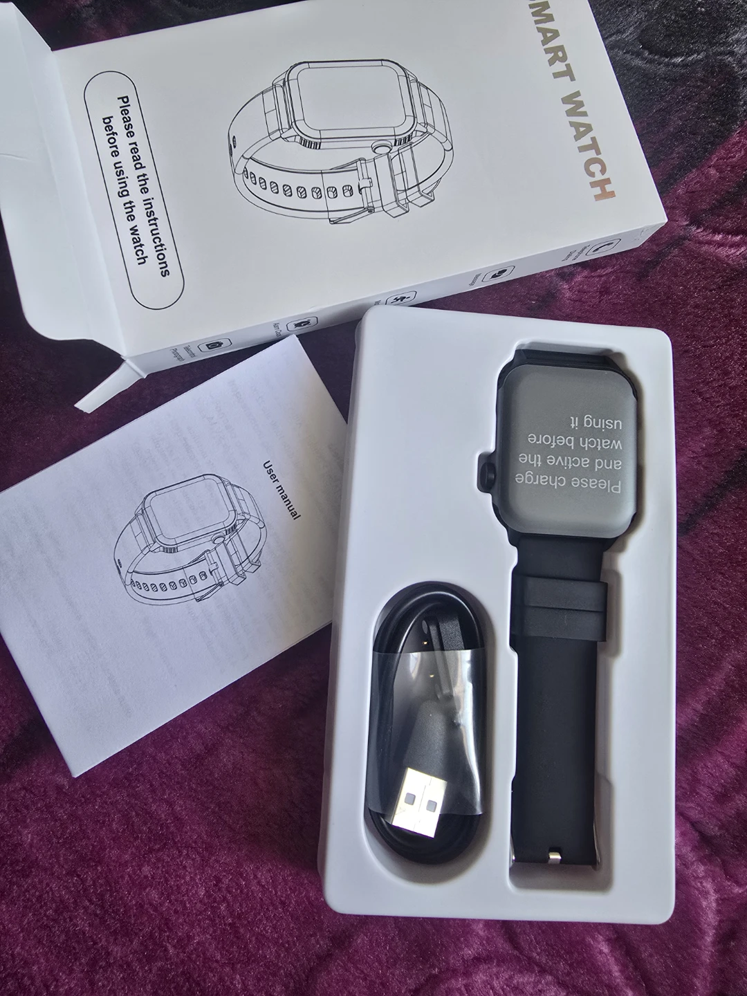 Smart Watch with Charging Cable - photo 2