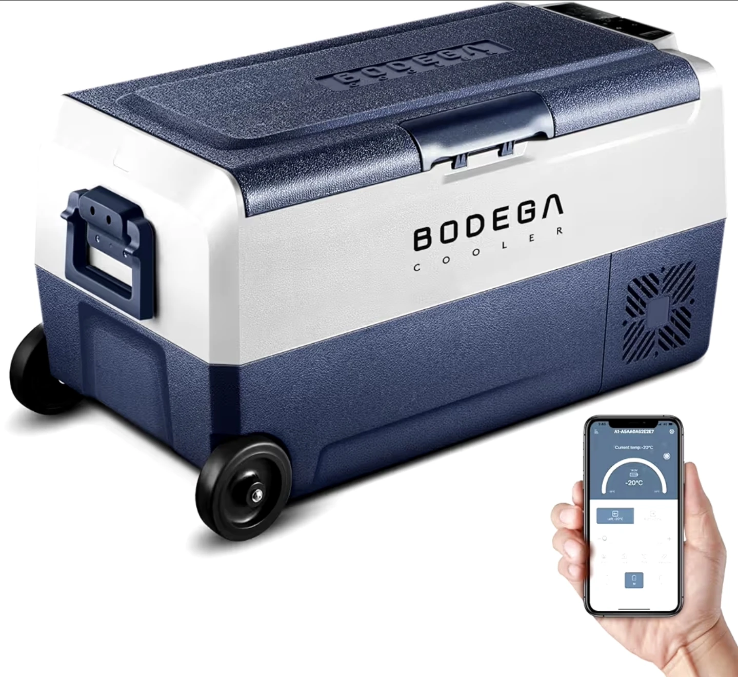 SEALED Bodega portable dual zone 38 quart fridge