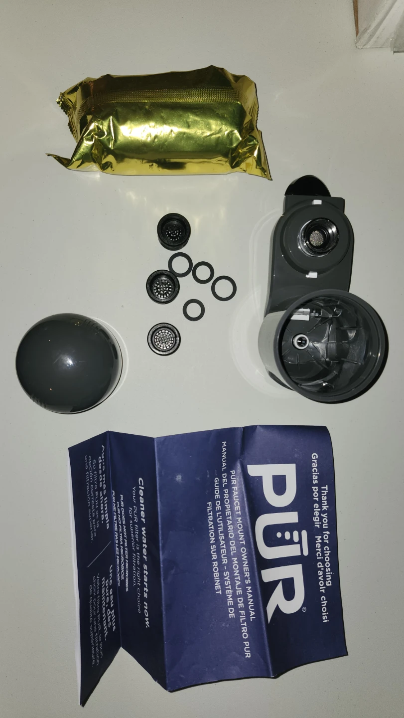 PUR Plus Vertical Faucet Mount Water Filtration System - Grey - photo 3