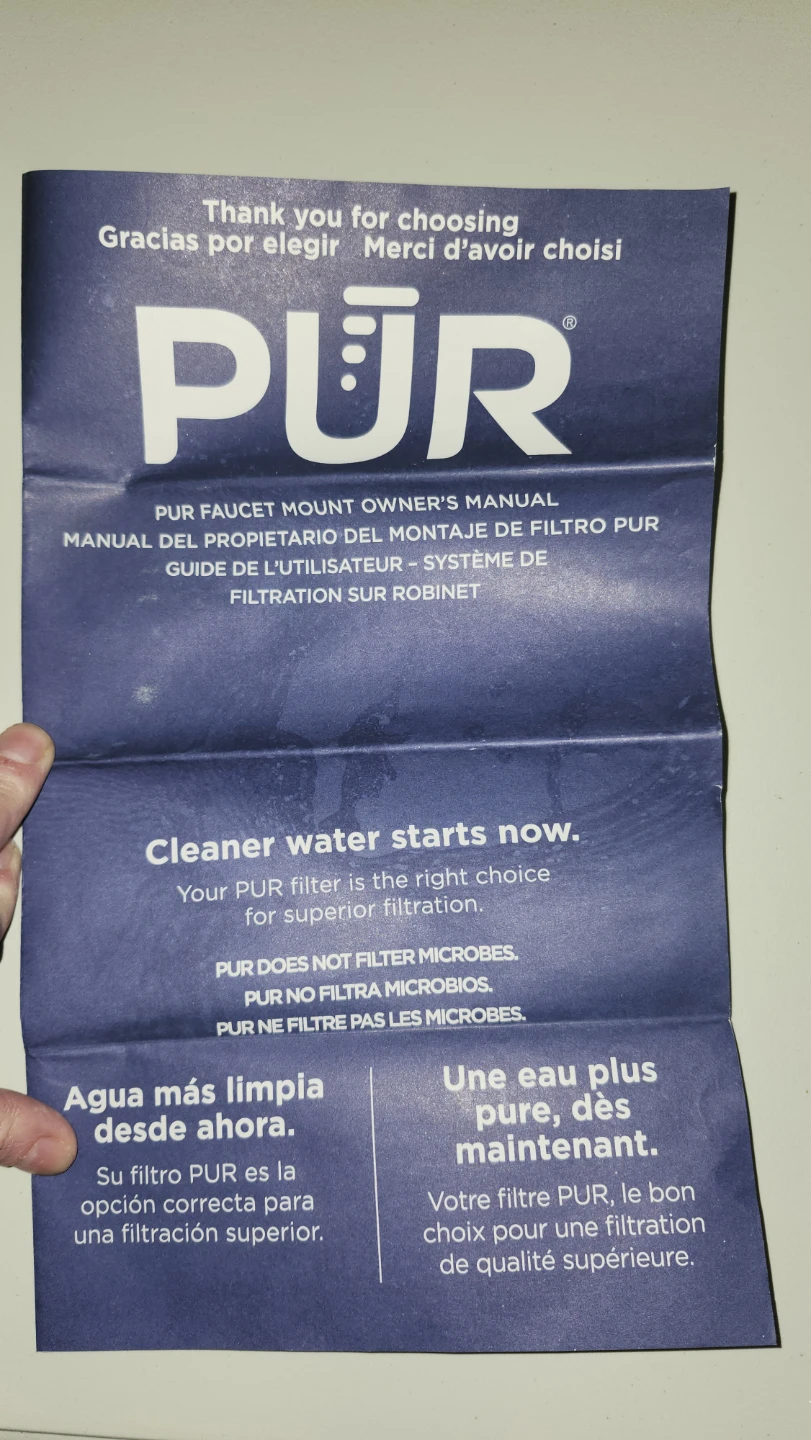 PUR Plus Vertical Faucet Mount Water Filtration System - Grey - photo 4