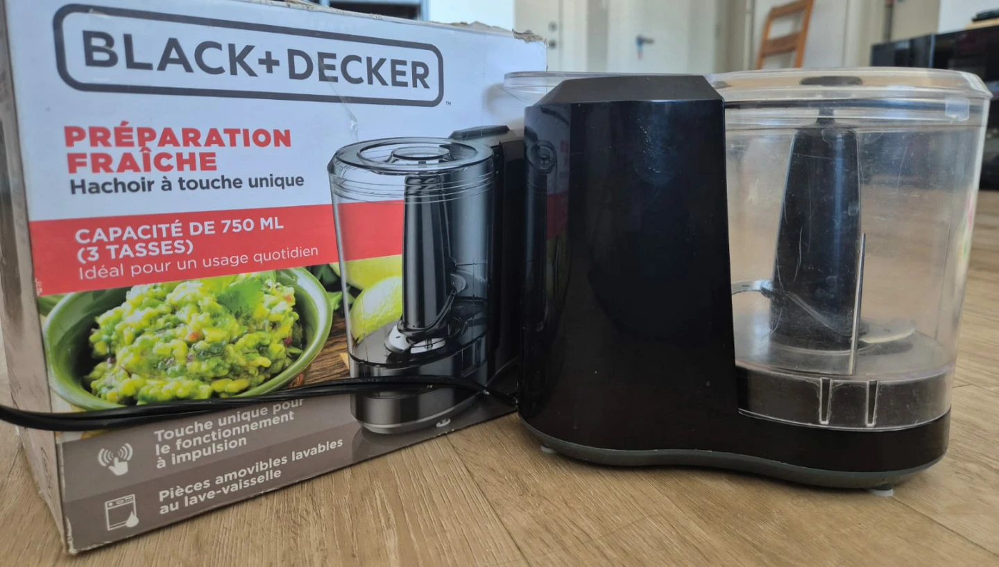 Black+Decker 750ml Food Chopper Mini Processor