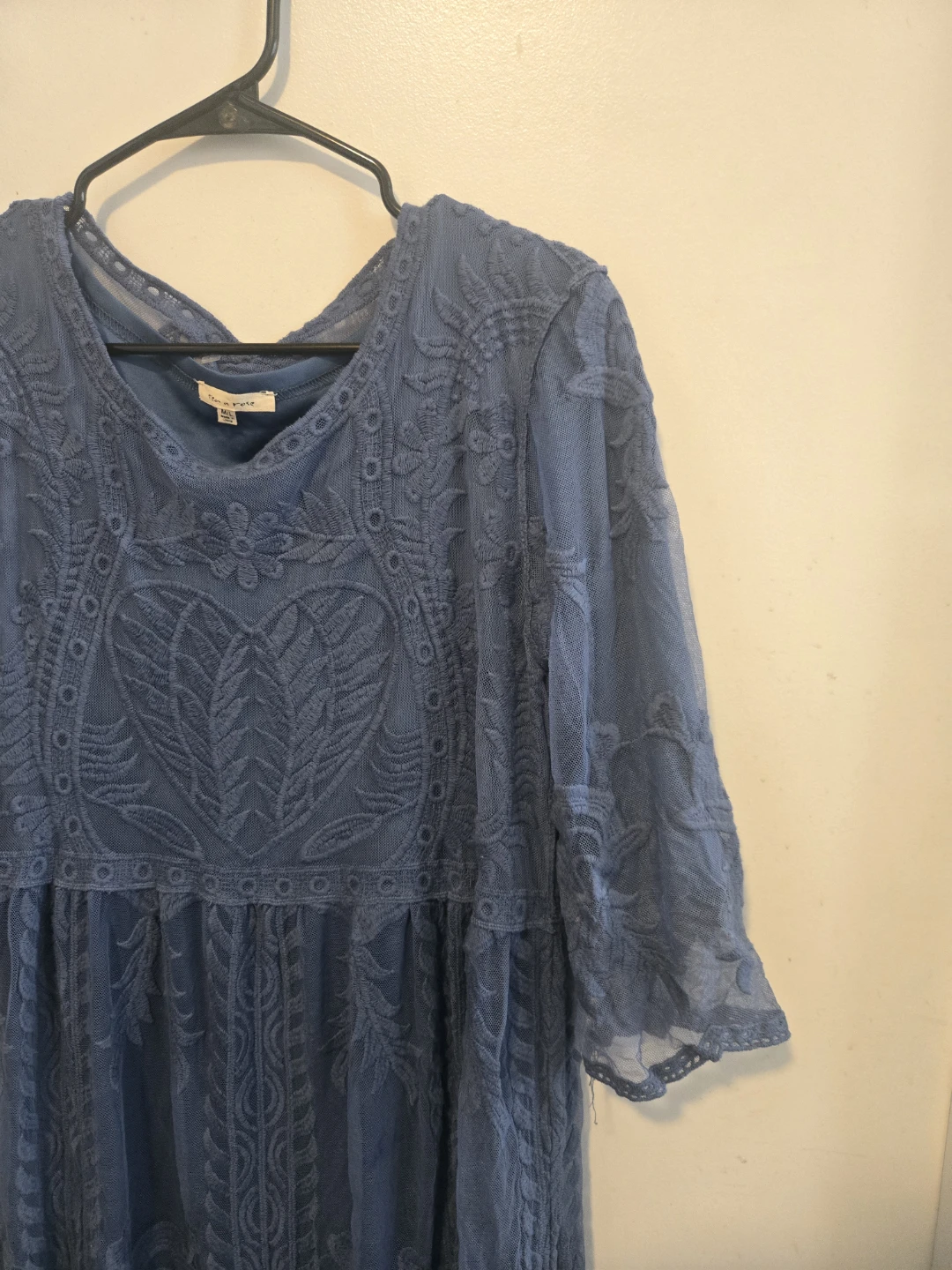 Blue Lace Maxi Dress - photo 2