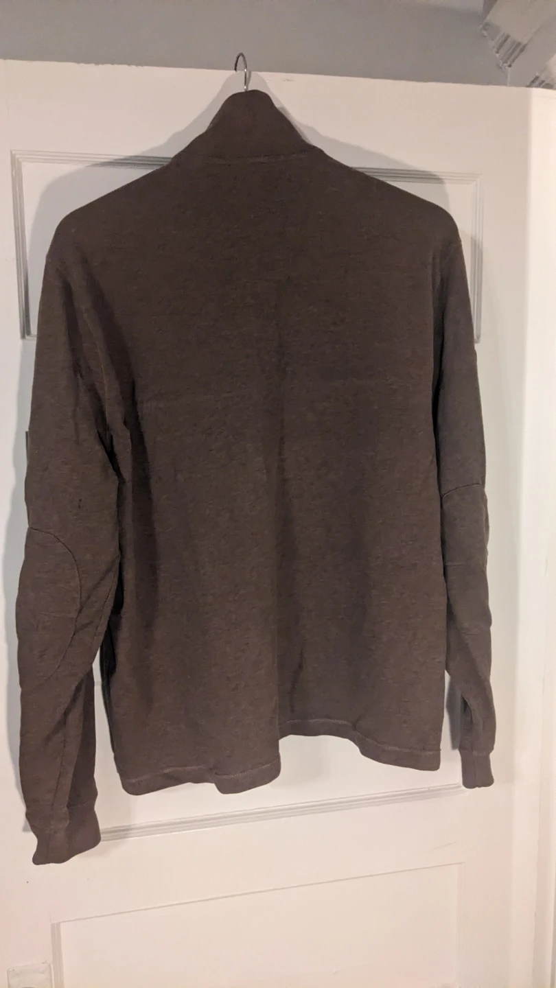Polo by Ralph Lauren Brown 1/4 Zip Cotton Sweater - Size L - photo 5
