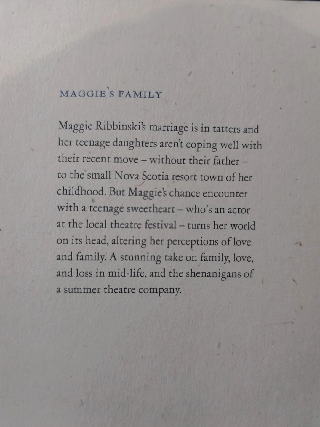 Maggie's Family by Susan Haley. Printed & bound in Kentville - photo 2