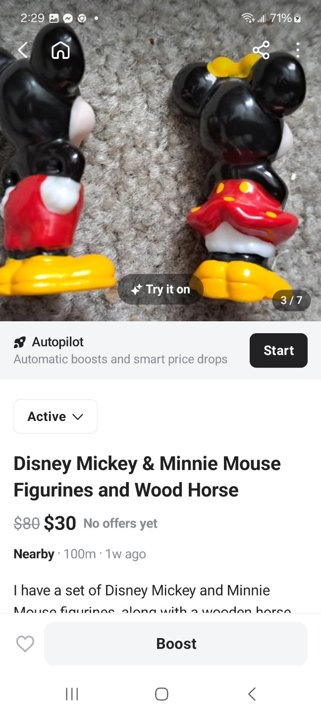 Disney Mickey & Minnie Mouse Figurines - photo 2