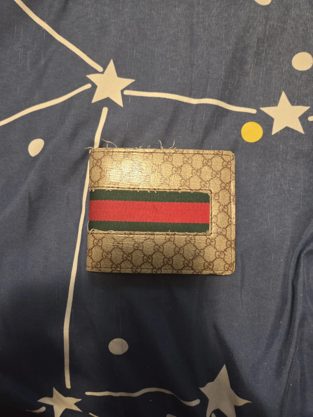 Gucci Brown Canvas Wallet