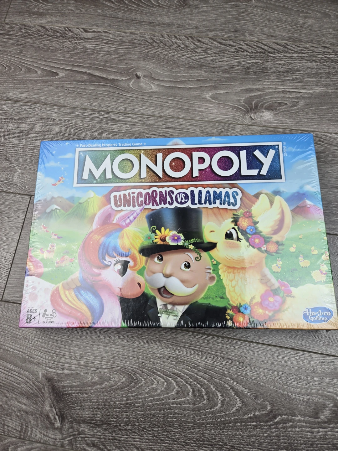 Brand new sealed monopoly unicorns n llama