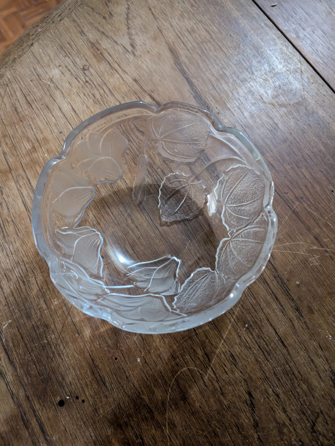 Glass Serving Tray with Dip Bowl - photo 3