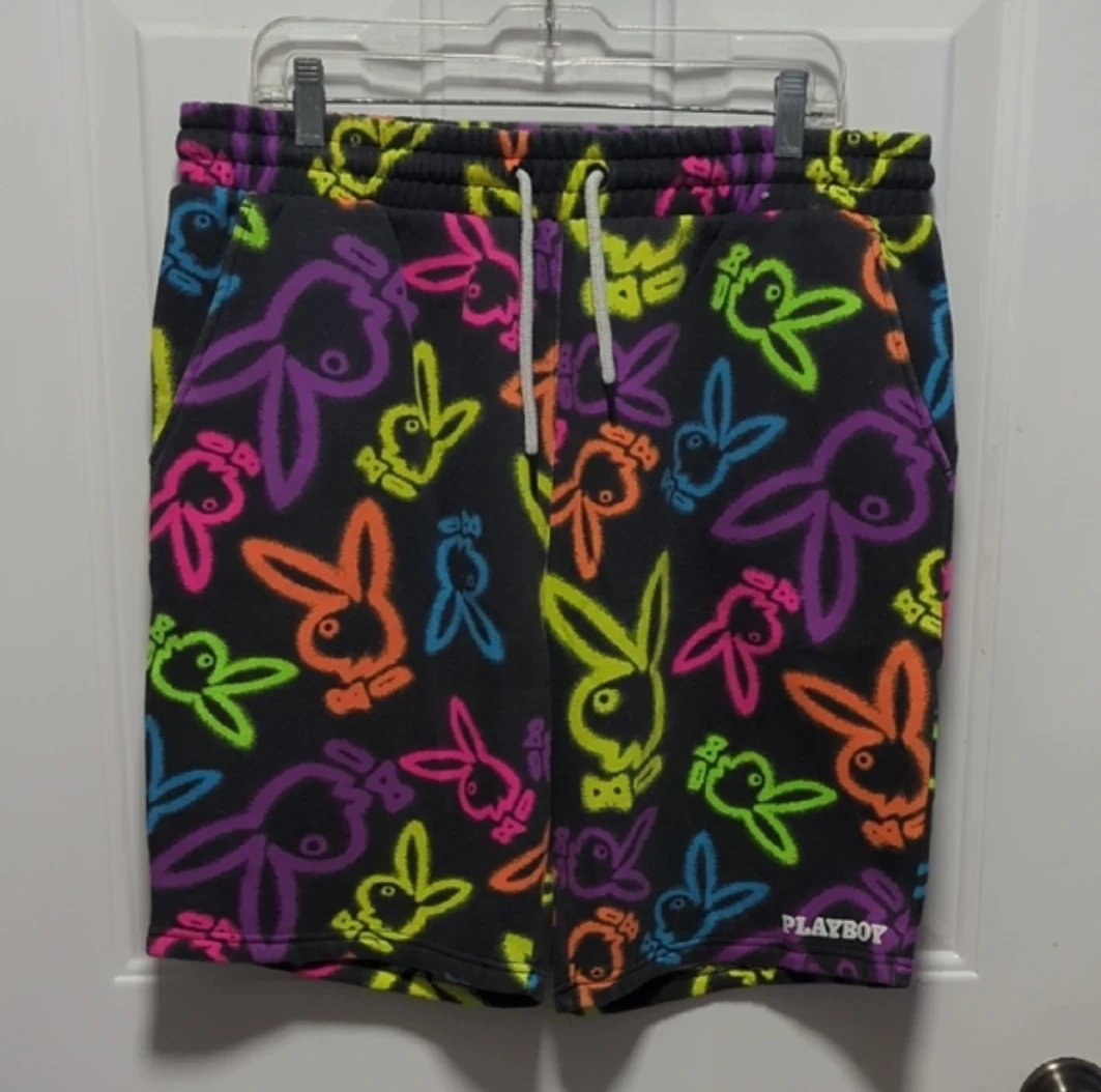 Playboy Bunny All-Over Print Shorts
