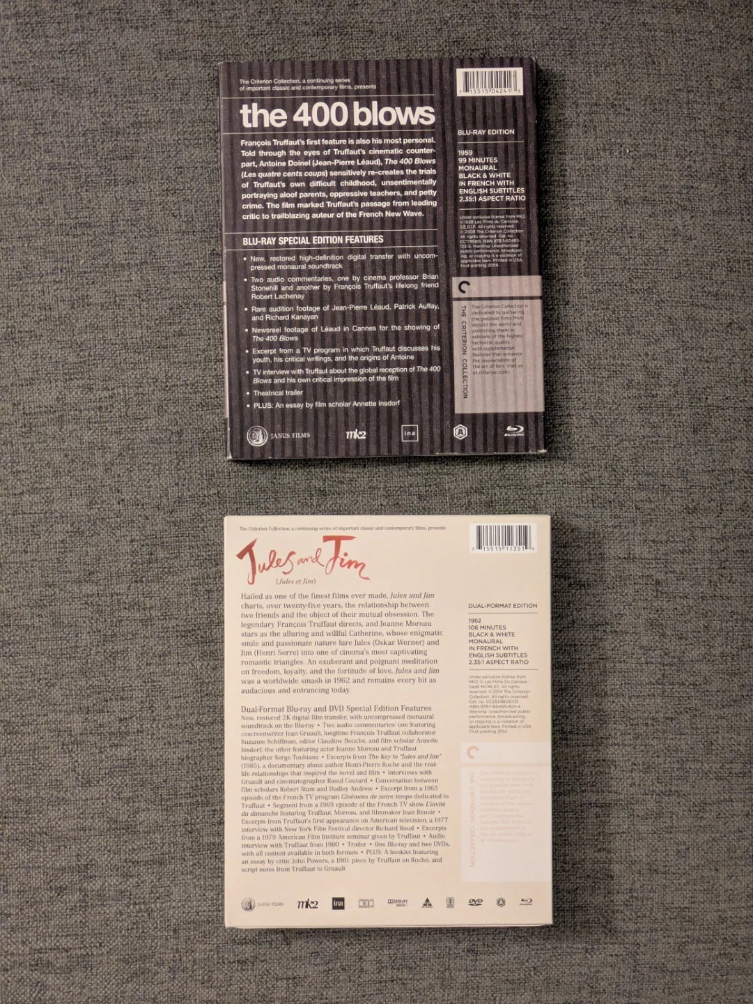 Truffaut Criterion Blu-Rays - photo 2