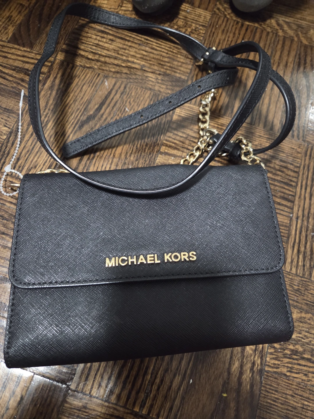 Michael Kors Black Crossbody Wallet