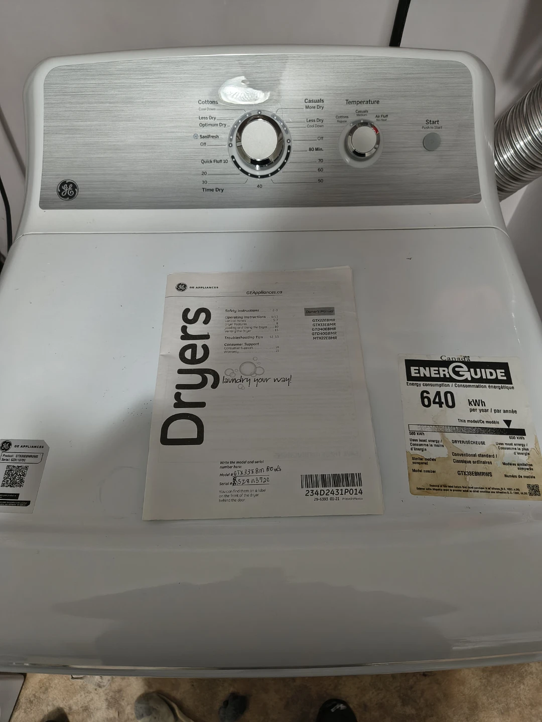 🧡"  GE Electric Dryer - photo 2