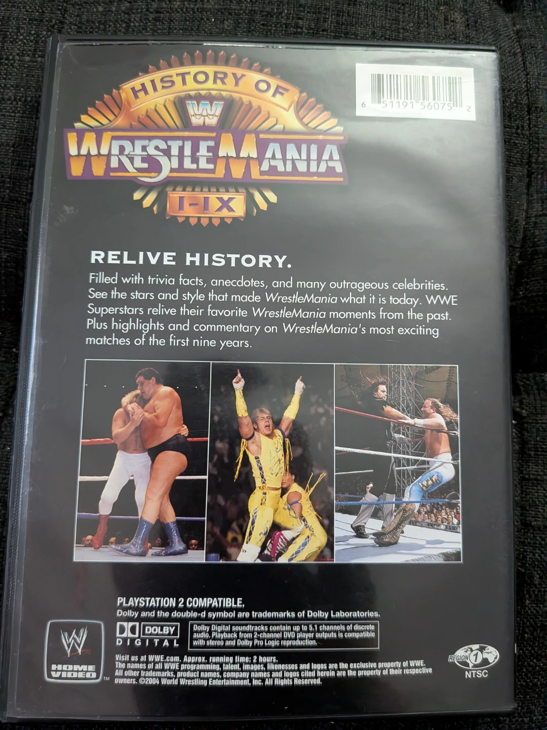 History of WrestleMania I-IX DVD 1985-1993 - photo 2